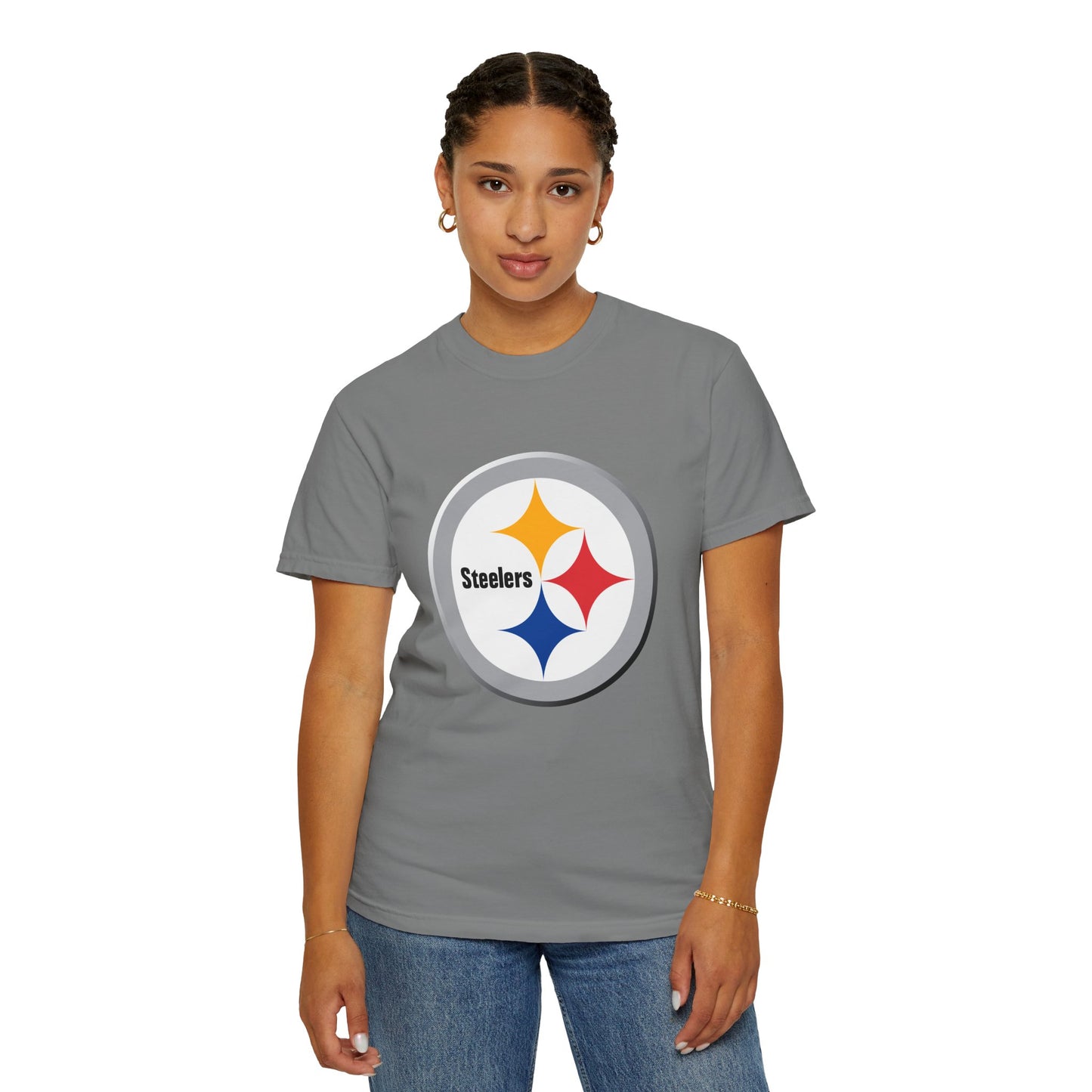 Pittsburgh Steelers Gear Garment-Dyed T-Shirt – Premium Cotton Tee for Customization