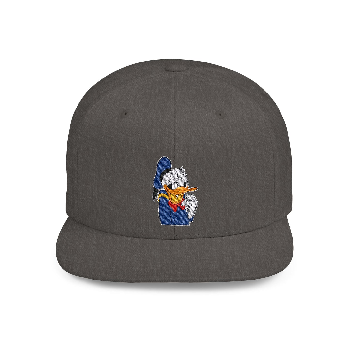 Donald Duck Fun Flat Bill Snapback – Lightweight, Custom Fit, Premium Quality