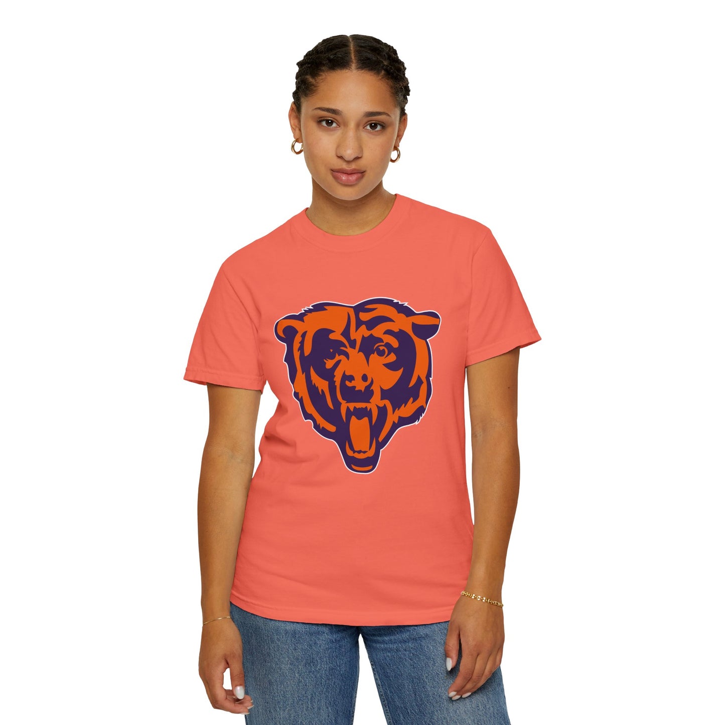 Chicago Bears Gear Garment-Dyed T-Shirt – Premium Cotton Tee for Customization