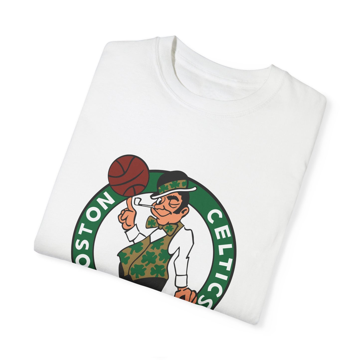 Boston Celtics Street Ball Style Garment-Dyed T-Shirt – Premium Cotton Tee for Customization