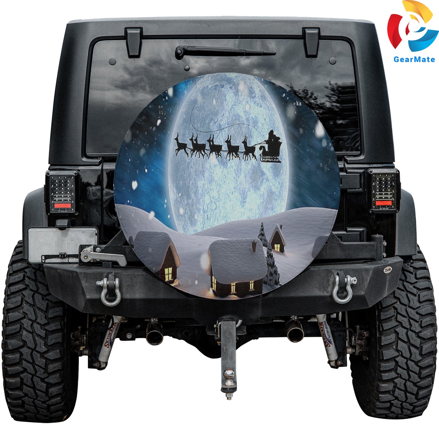 Merry Christmas 2024 Christmas Magic Spare Tire Cover – Premium Waterproof UV Resistant Protector