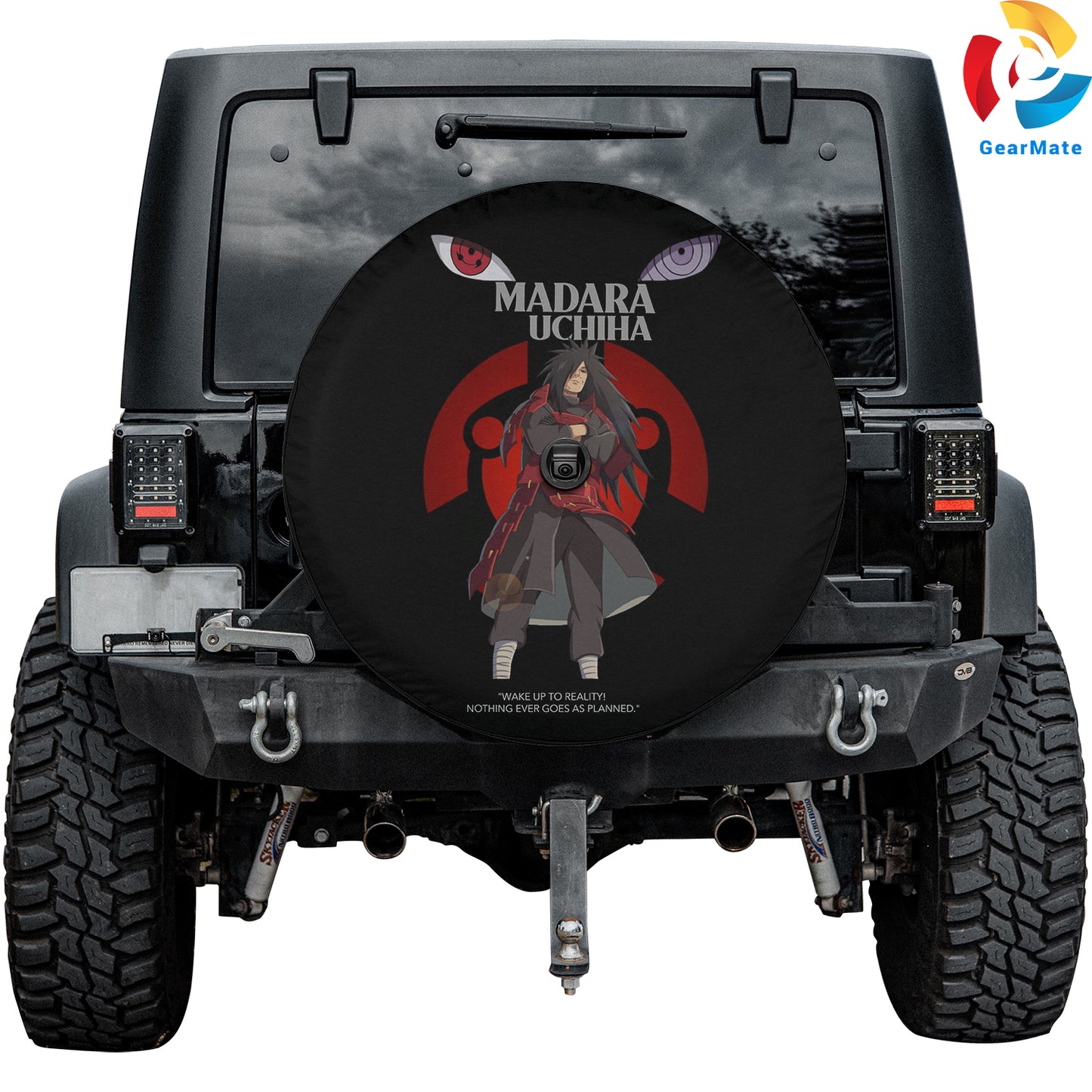 Madara Uchiha Spare Tire Cover – Premium Waterproof UV Resistant Protector
