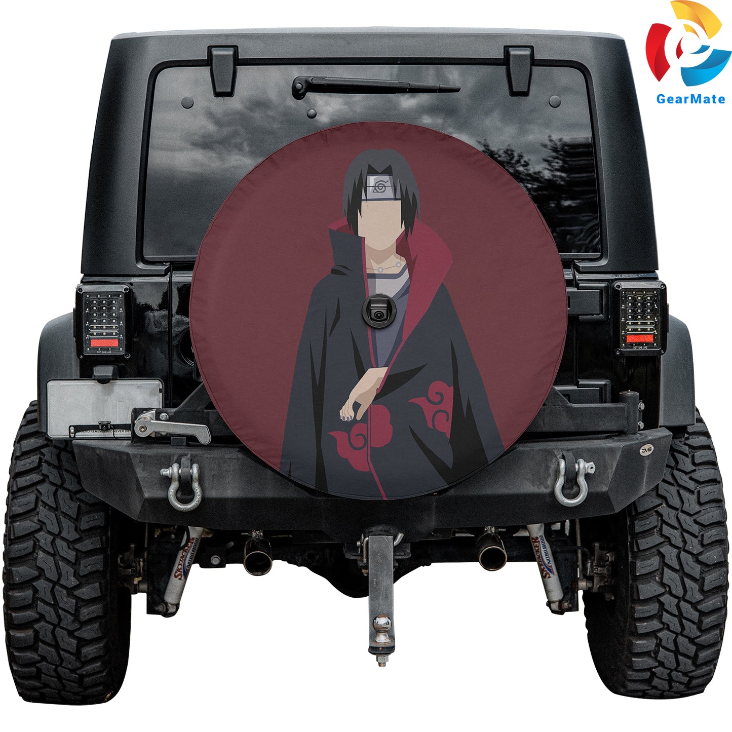 Itachi Uchiha Iconic Spare Tire Cover – Premium Waterproof UV Resistant Protector