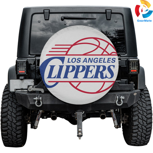 LA Clippers Nation Spare Tire Cover – Premium Waterproof UV-Resistant Protector