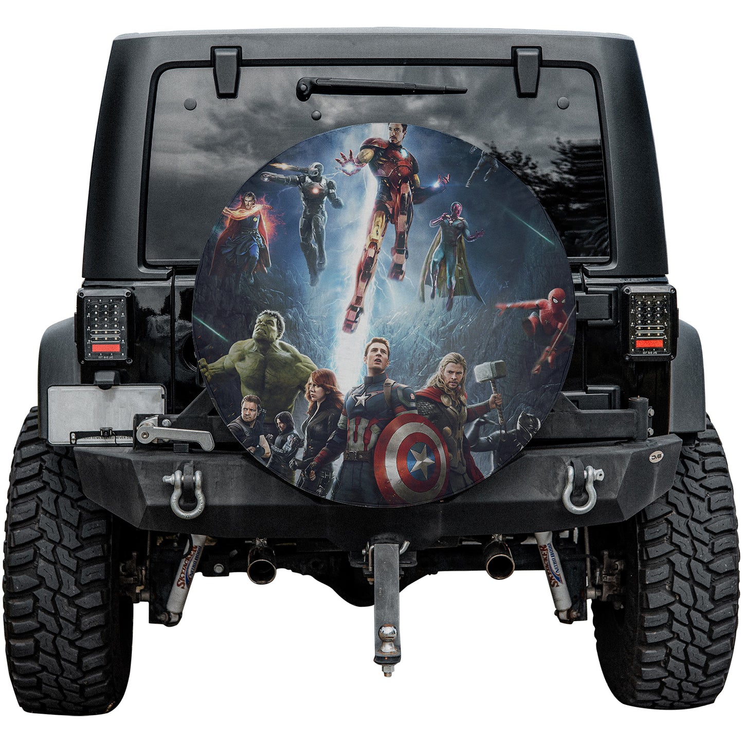 Marvel Assemble Spare Tire Cover – Premium Waterproof UV Resistant Protector