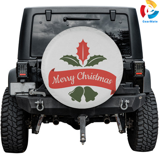 Merry Christmas 2024 Spare Tire Cover – Premium Waterproof UV Resistant Protector