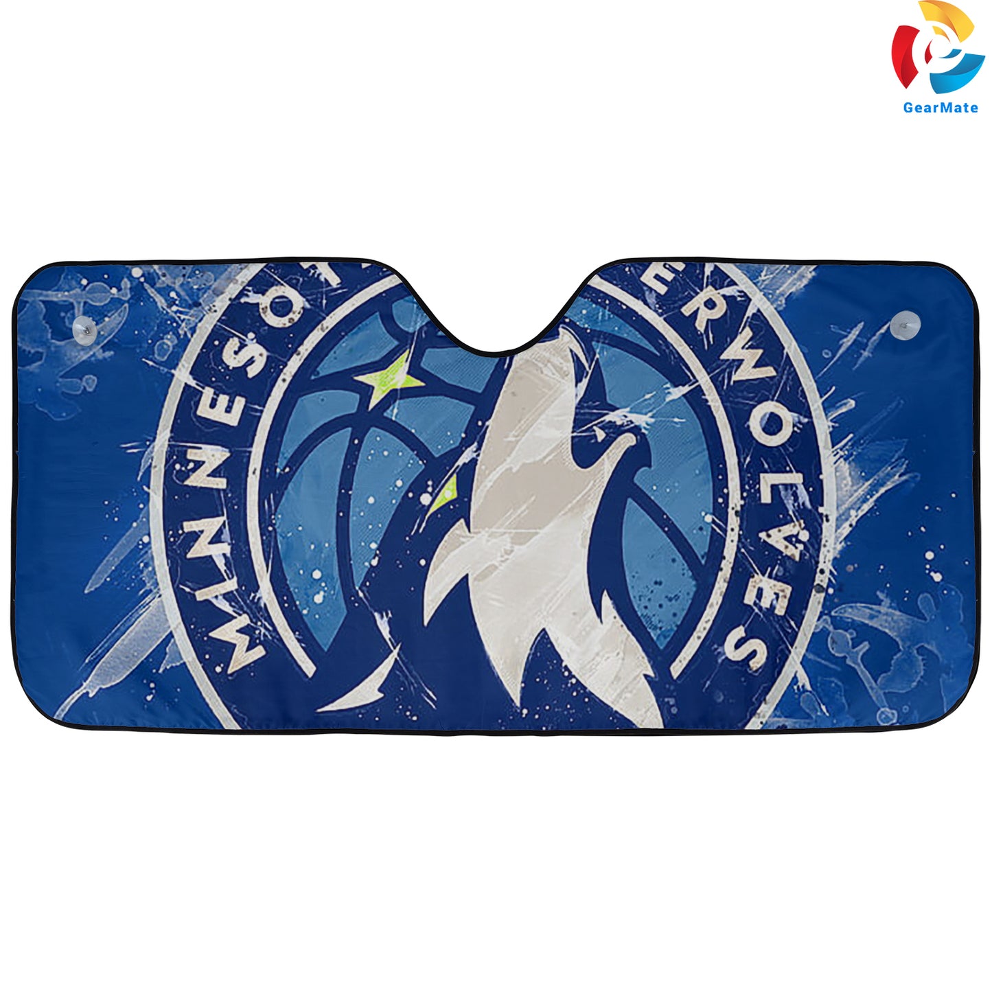 NBA Minnesota Timberwolves Reflective Car Sunshade – Premium Heat & UV Protection, Universal Fit