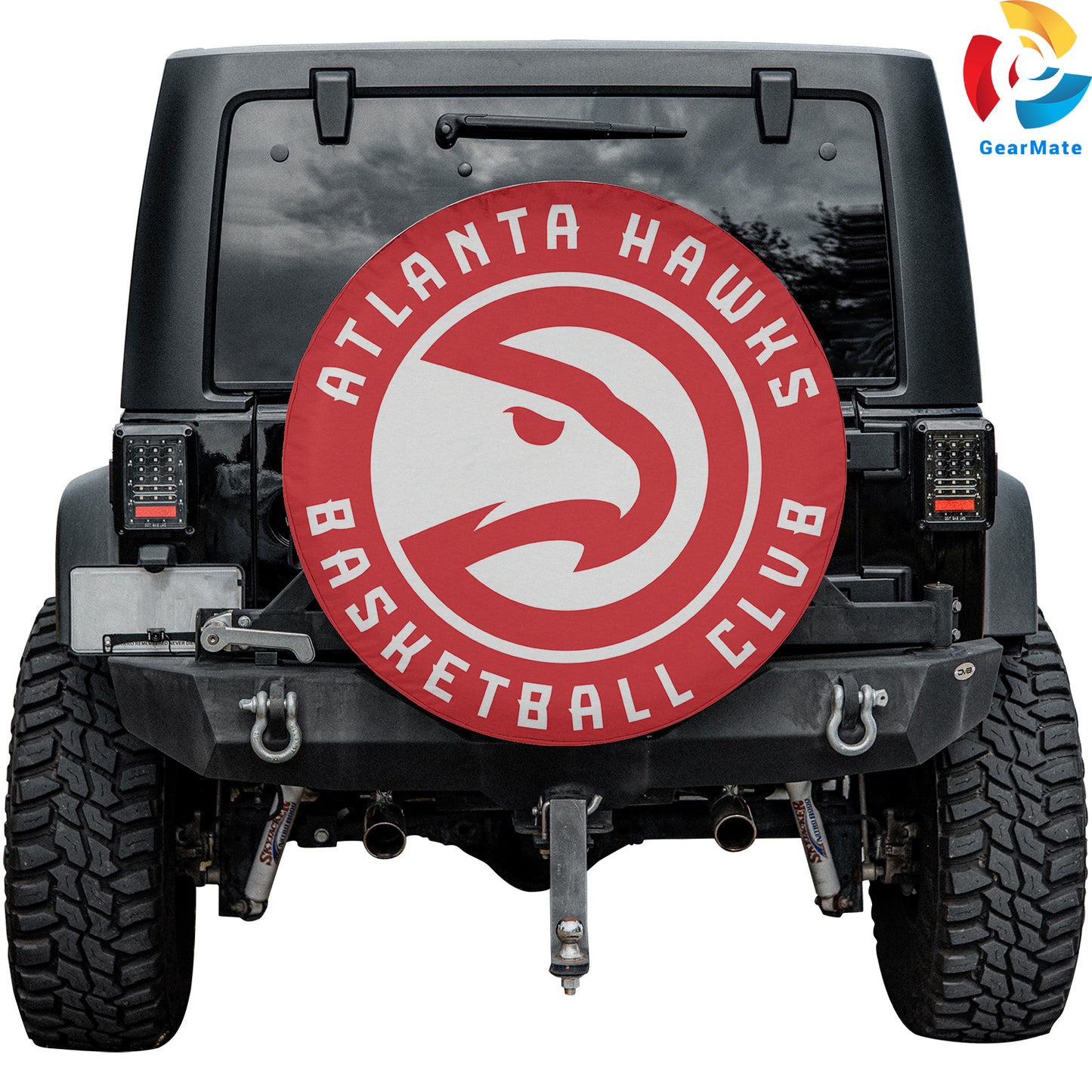 Atlanta Hawks NBA Fan Spare Tire Cover – Premium Waterproof UV-Resistant Protector