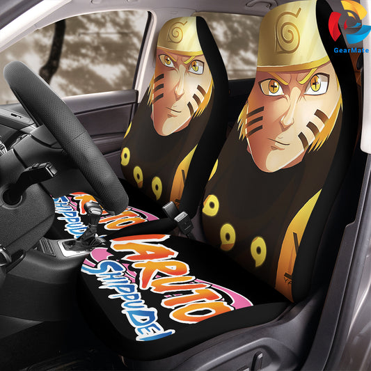 Naruto Sasuke Car Seat Covers – High Quality Graphic and Polar Fleece Protector Set