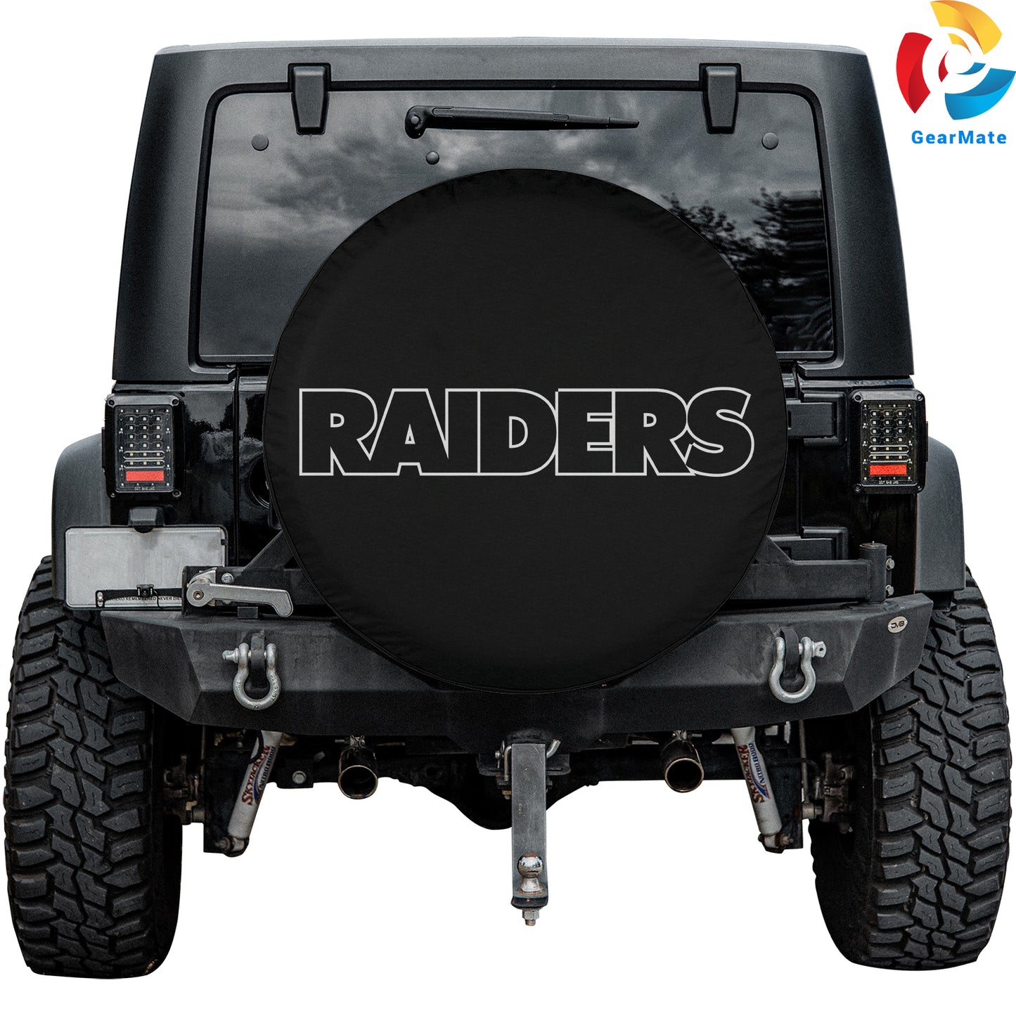 Las Vegas Raiders NFL Spare Tire Cover – Premium Waterproof UV-Resistant Protector