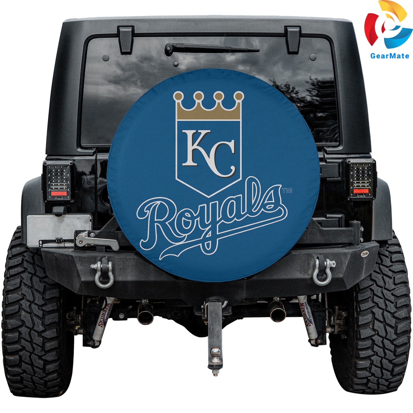 Kansas City Royals MLB Baseball Spare Tire Cover – Premium Waterproof UV-Resistant Protector