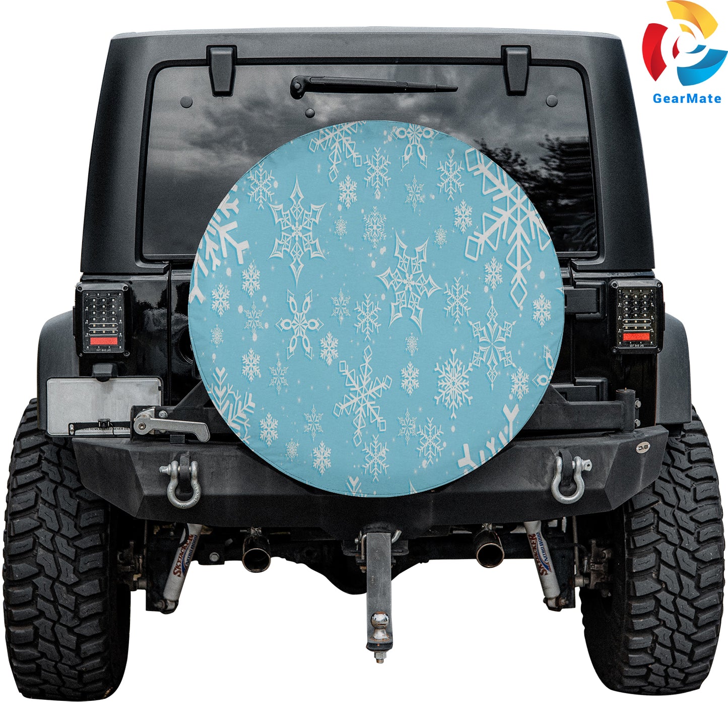 Merry Christmas 2024 Cozy Christmas Spare Tire Cover – Premium Waterproof UV Resistant Protector