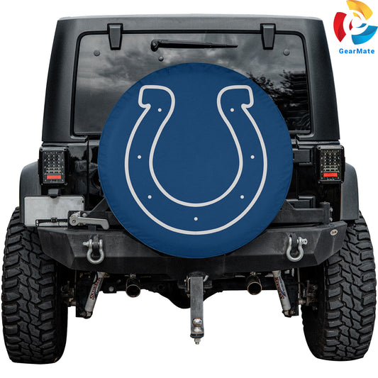 Indianapolis Colts NFL Gear Spare Tire Cover – Premium Waterproof UV-Resistant Protector