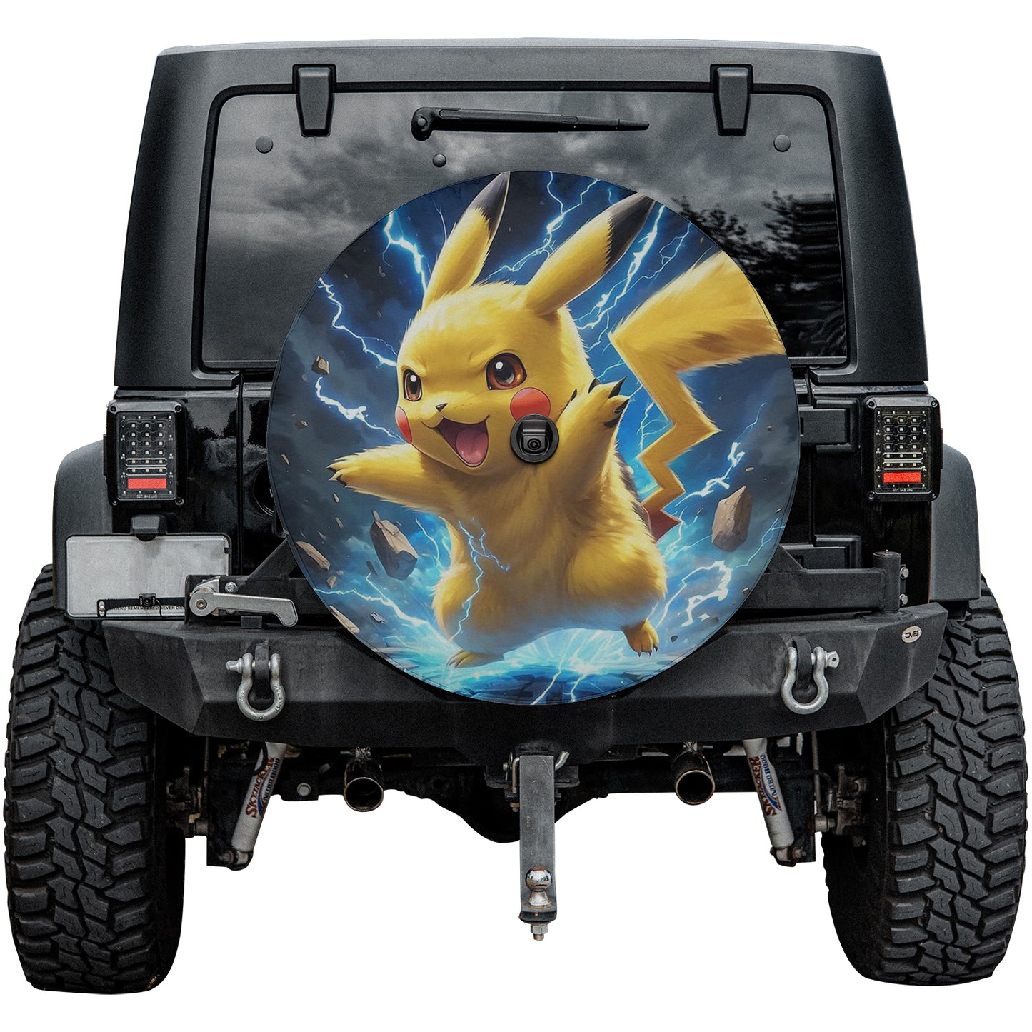 Pokemon Pikachu Anime Spare Tire Cover – Premium Waterproof UV Resistant Protector