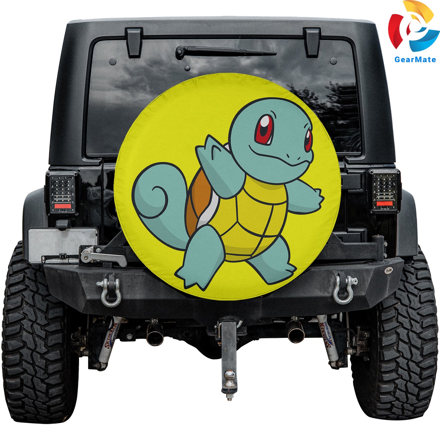 Squirtle Pokemon Wheels Spare Tire Cover – Premium Waterproof UV Resistant Protector