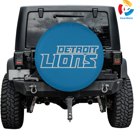 Detroit Lions NFL Spare Tire Cover – Premium Waterproof UV-Resistant Protector