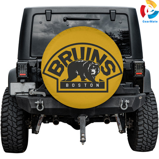 Boston Bruins Stanley Cup Spare Tire Cover – Premium Waterproof UV-Resistant Protector