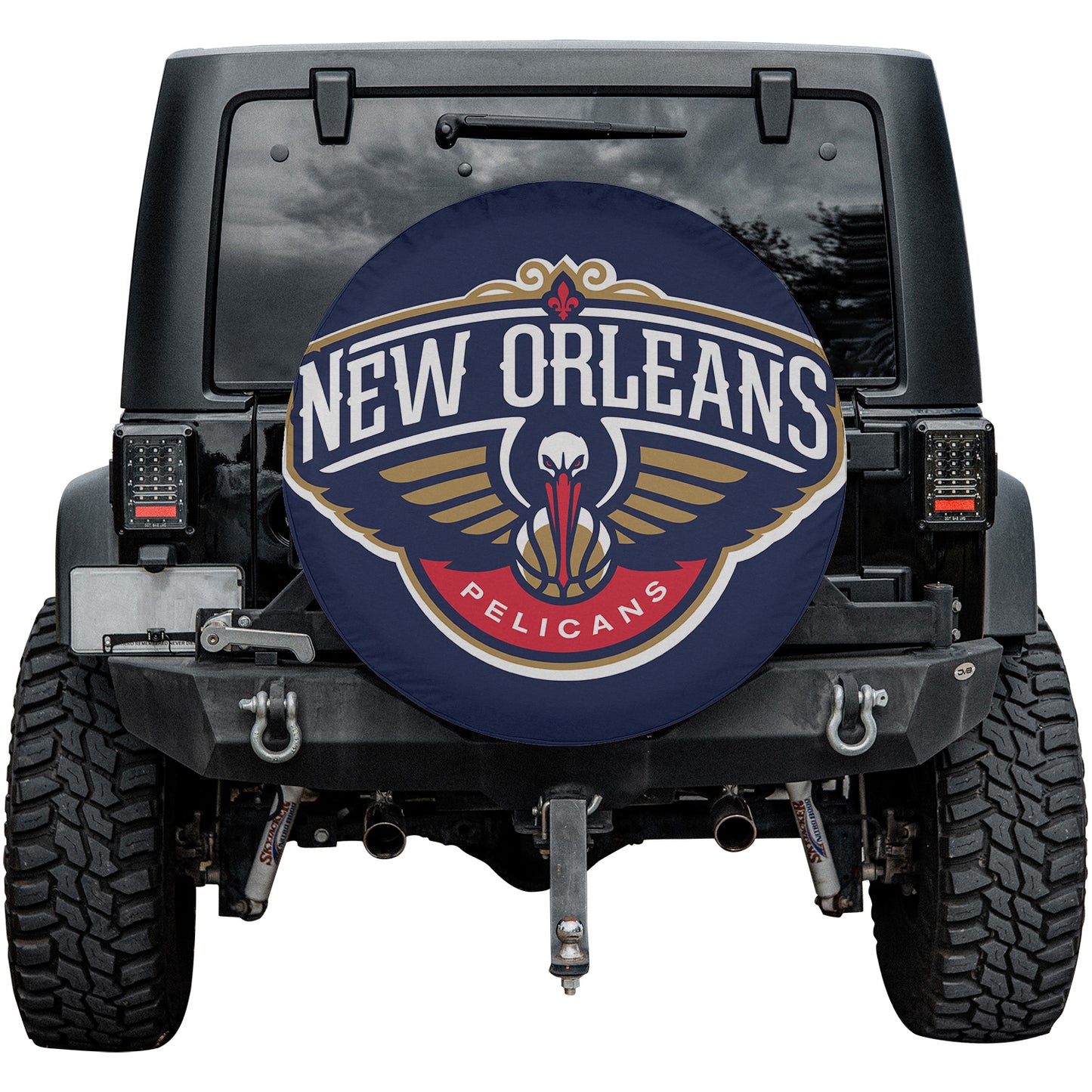 New Orleans Pelicans Gear Spare Tire Cover – Premium Waterproof UV-Resistant Protector