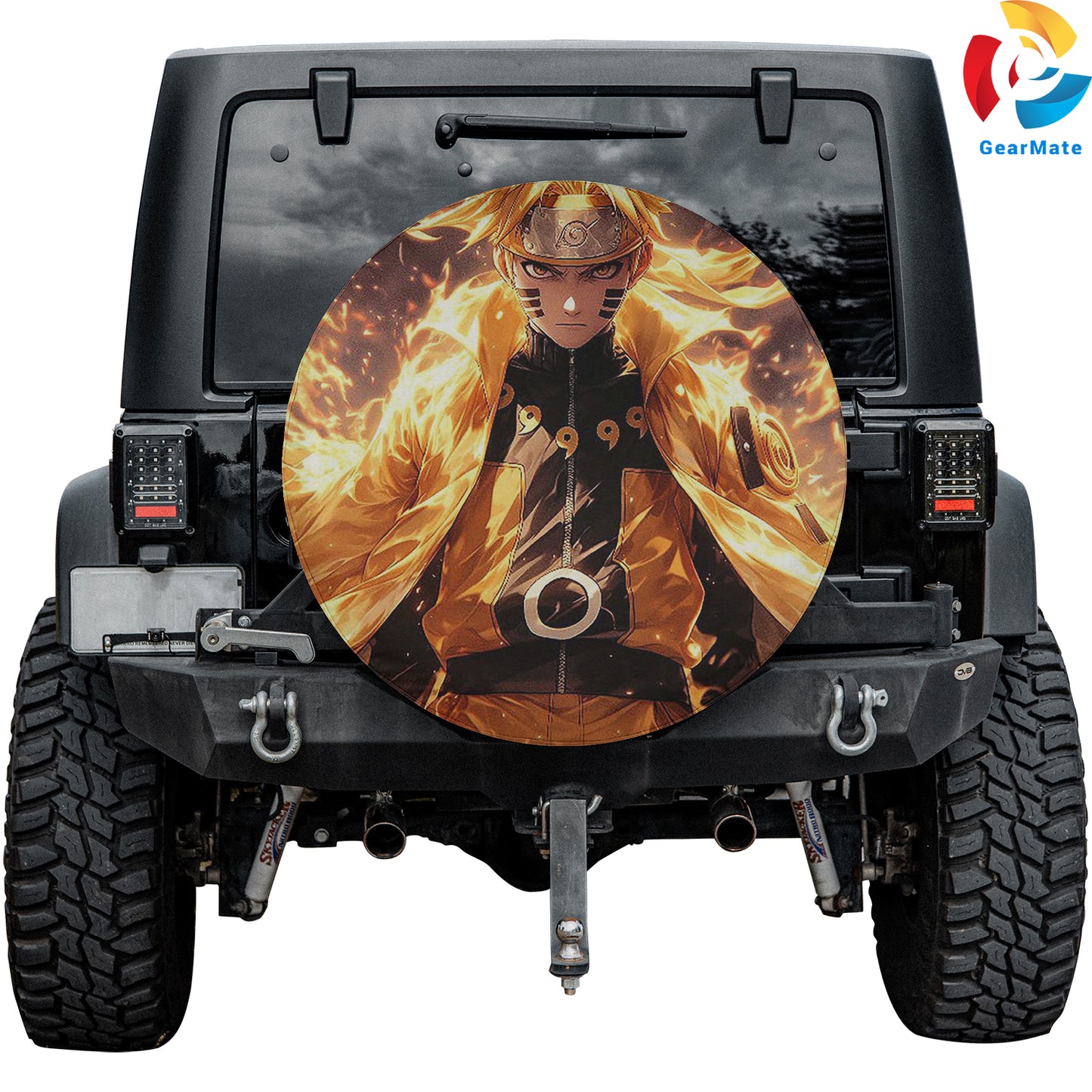 Naruto Uzumaki Naruto Spare Tire Cover – Premium Waterproof UV-Resistant Protector