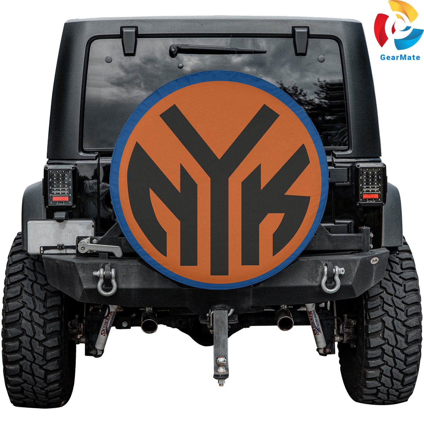 New York Knicks NBA Spare Tire Cover – Premium Waterproof UV-Resistant Protector