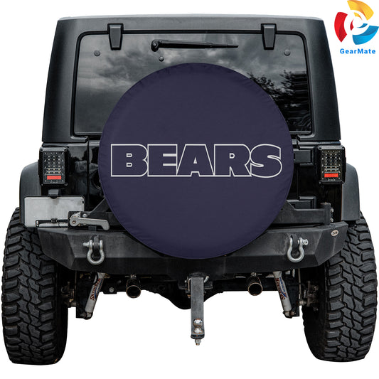 Chicago Bears NFL Gear Spare Tire Cover – Premium Waterproof UV-Resistant Protector