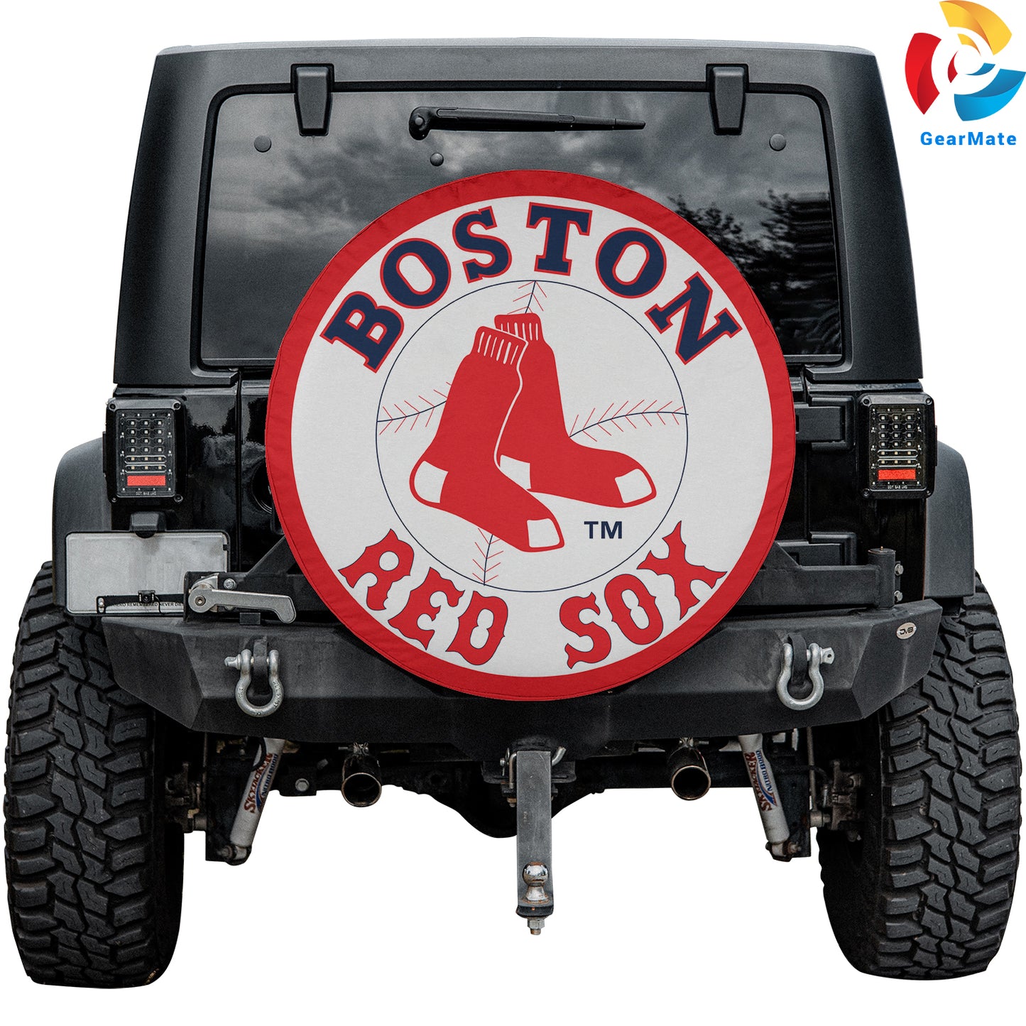 Boston Red Sox Ball Park Vibes Spare Tire Cover – Premium Waterproof UV-Resistant Protector