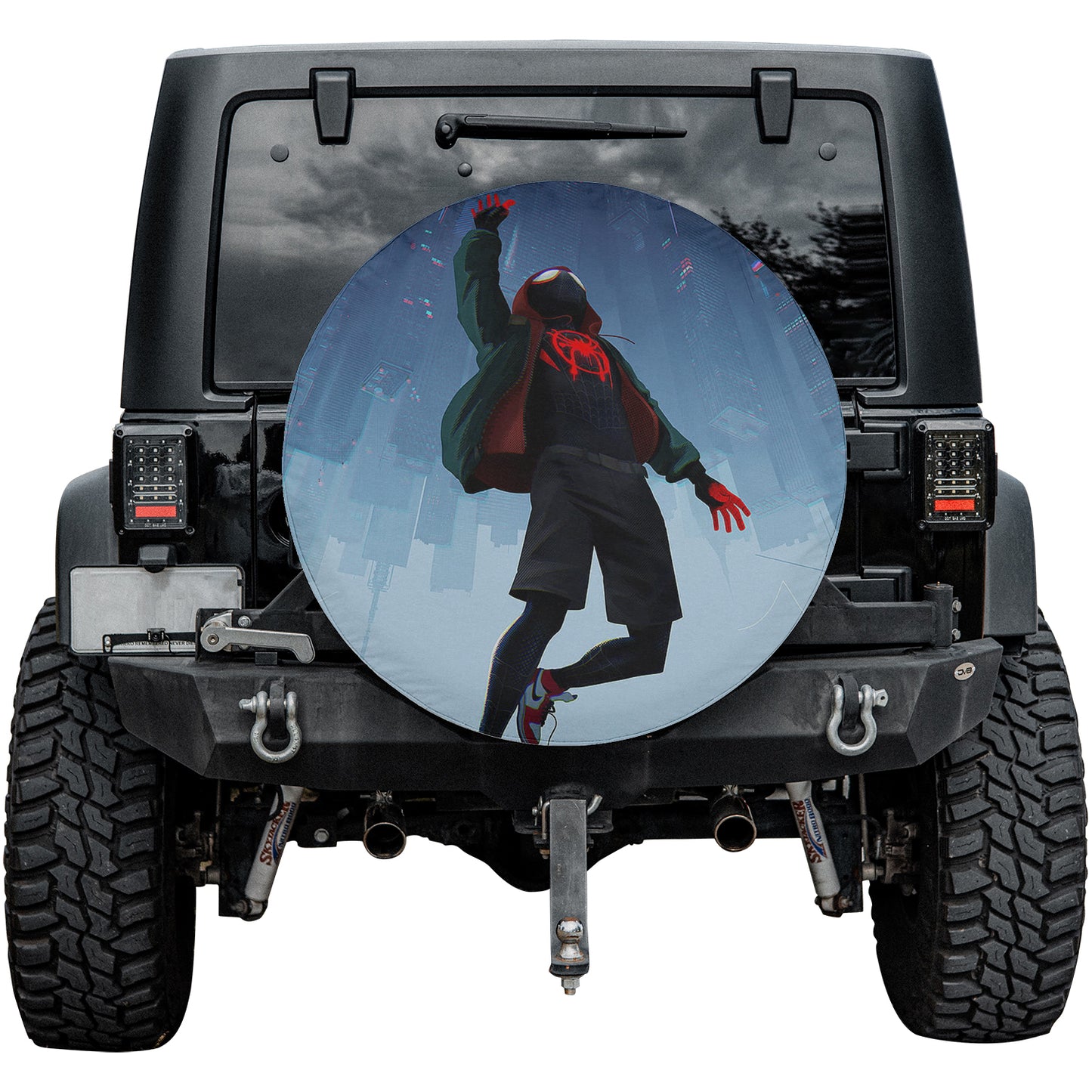 Miles Morales Be Greater Spare Tire Cover – Premium Waterproof UV Resistant Protector