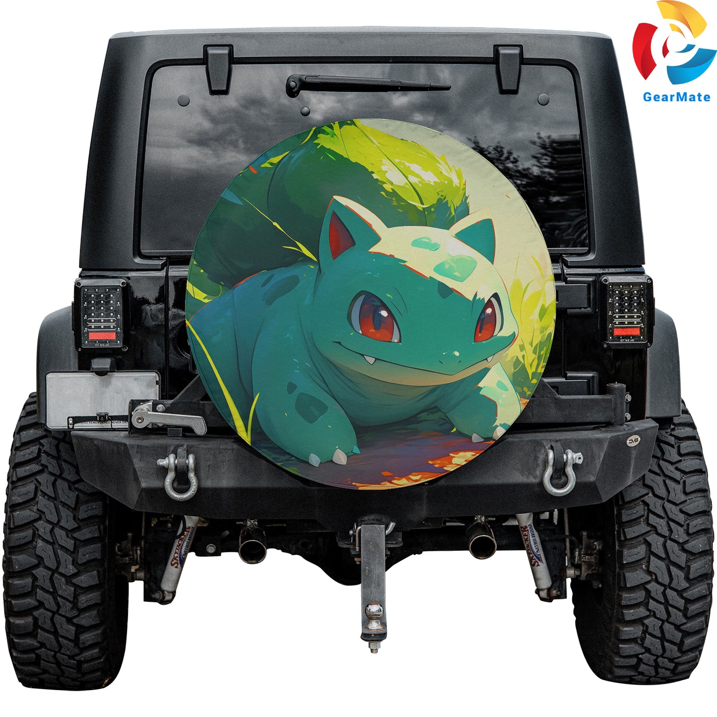 Pokemon Bulbasaur Anime Spare Tire Cover – Premium Waterproof UV Resistant Protector