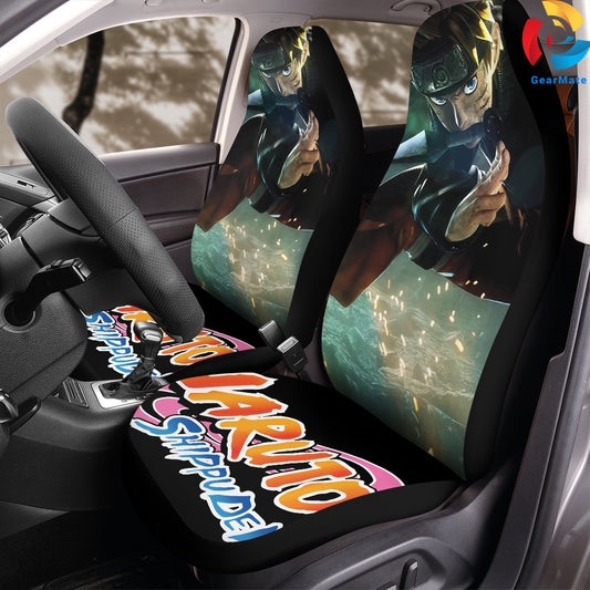 Naruto Action Car Seat Covers – High Quality Graphic and Polar Fleece Protector Set