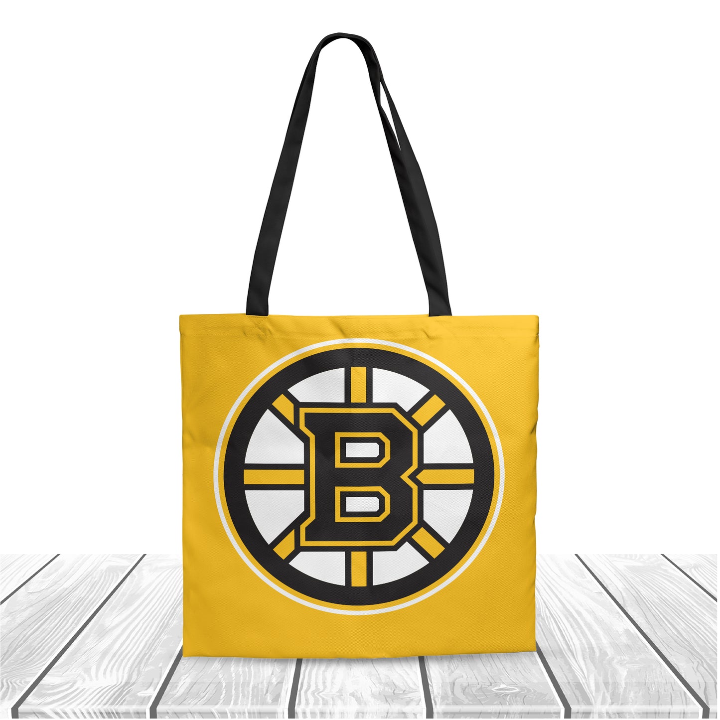 NHL Boston Bruins Polyester Canvas Tote Bag – Durable and Stylish