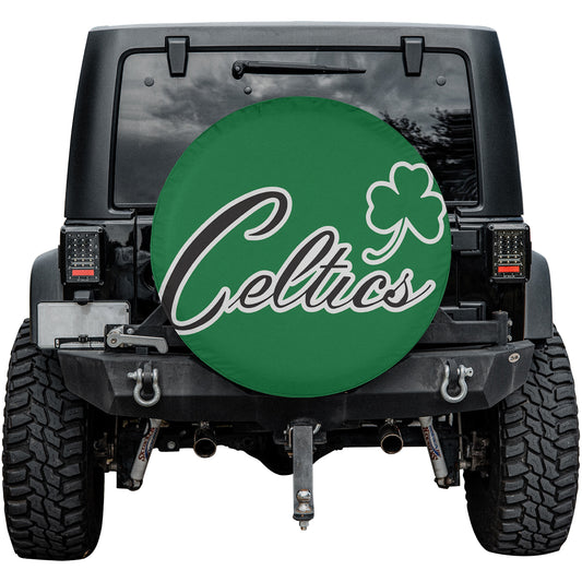 Boston Celtics Fan Gifts Spare Tire Cover – Premium Waterproof UV-Resistant Protector