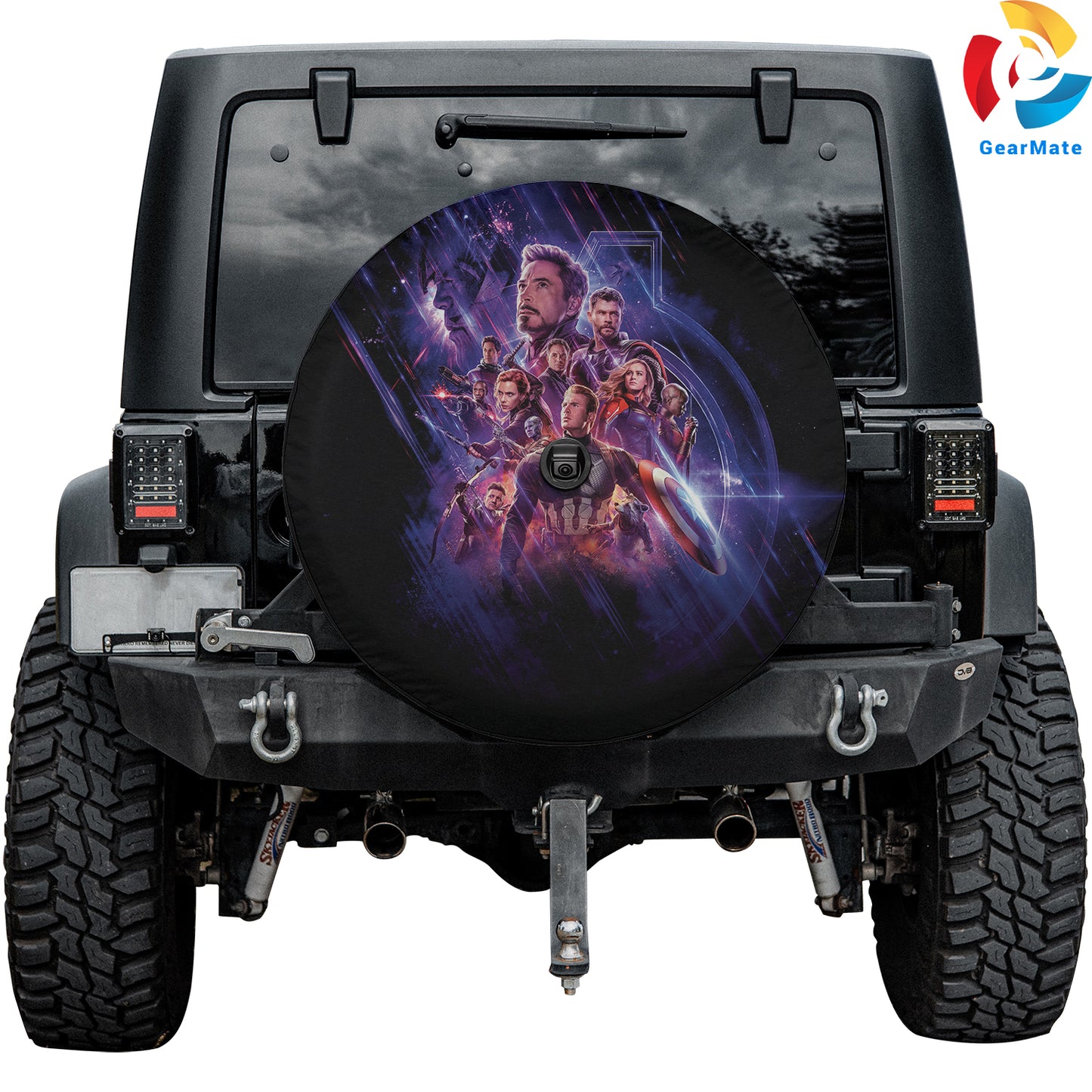 Avengers Marvel End Game Spare Tire Cover – Premium Waterproof UV Resistant Protector