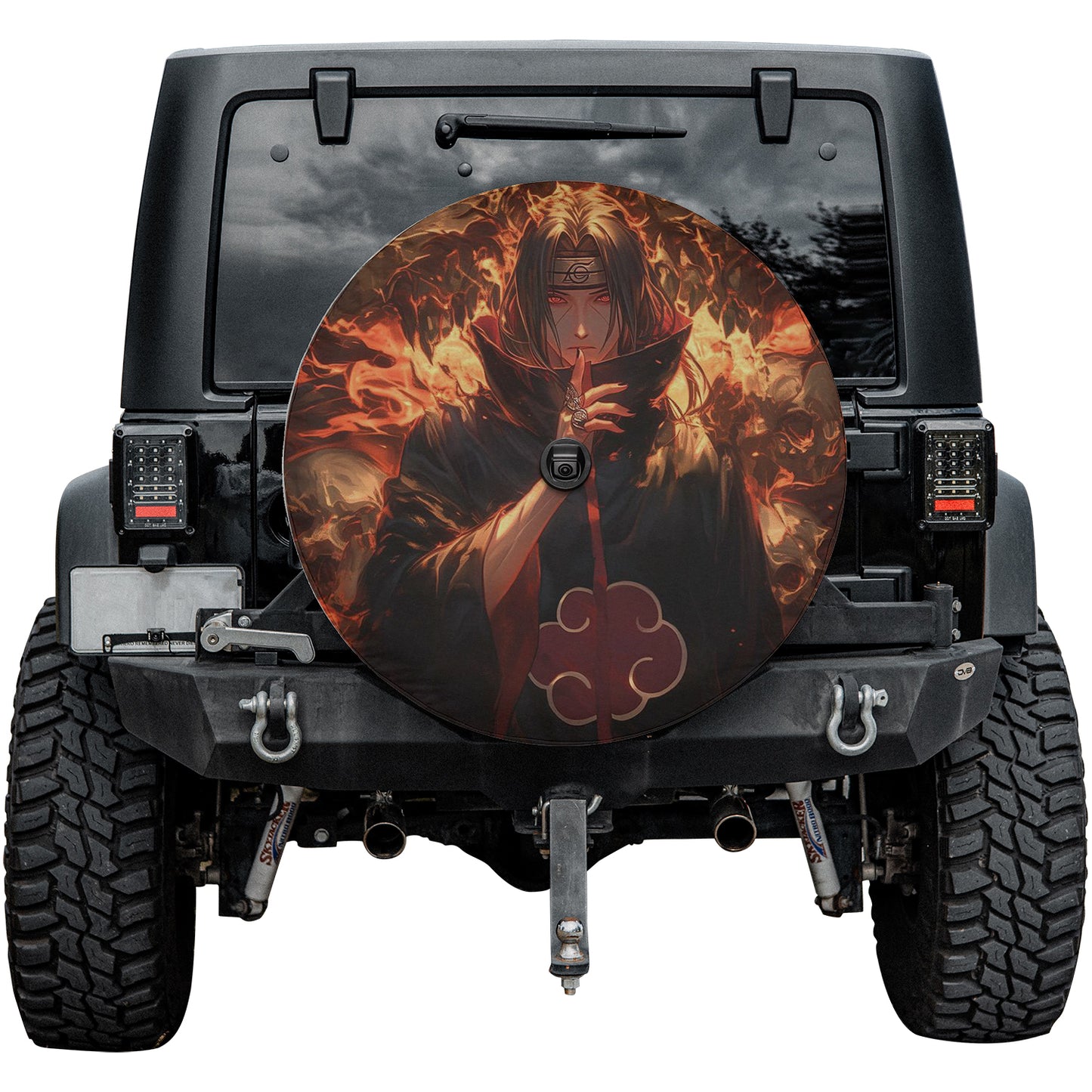 Itachi Uchiha Spare Tire Cover – Premium Waterproof UV Resistant Protector