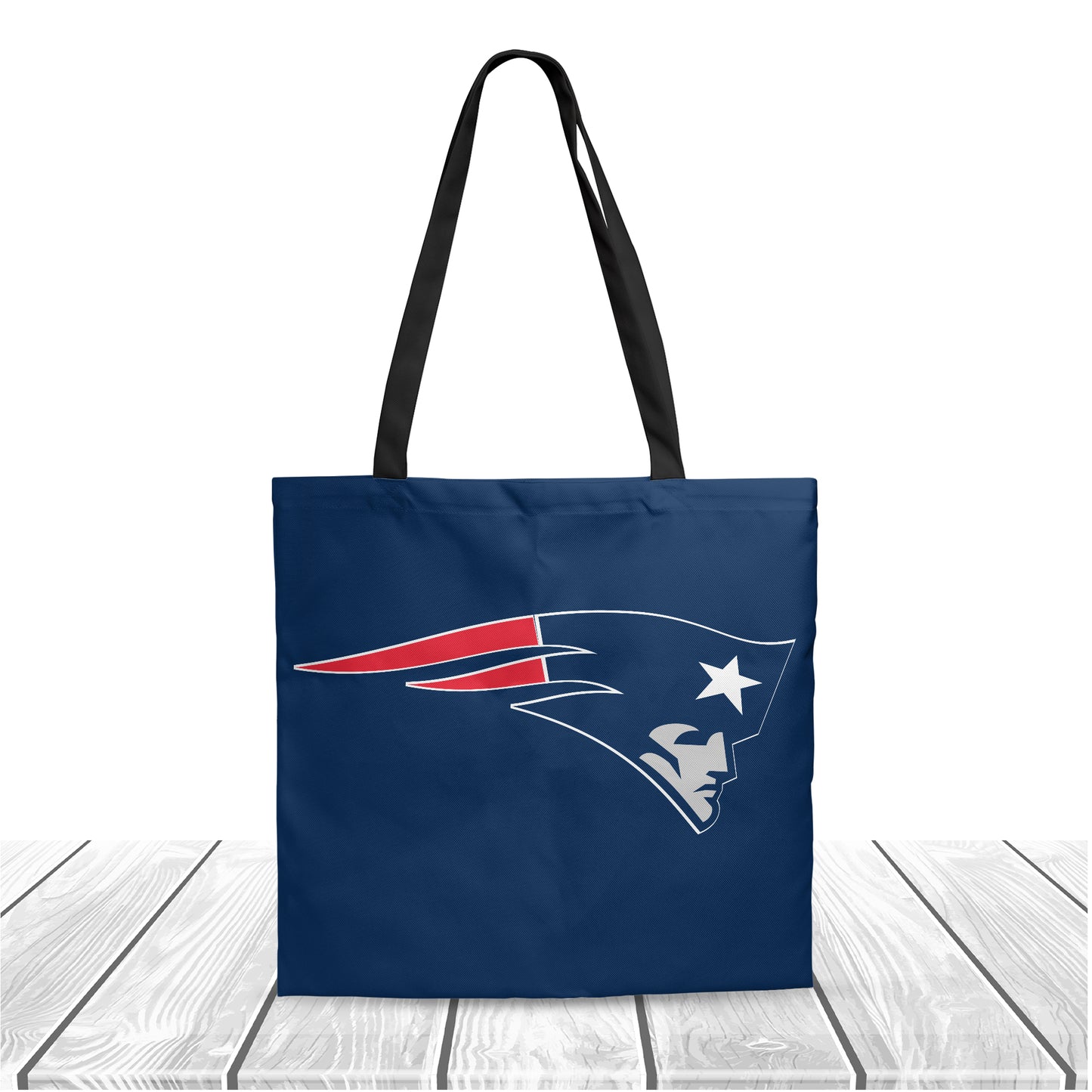 New England Patriots Fan Gear Polyester Canvas Tote Bag – Durable and Stylish