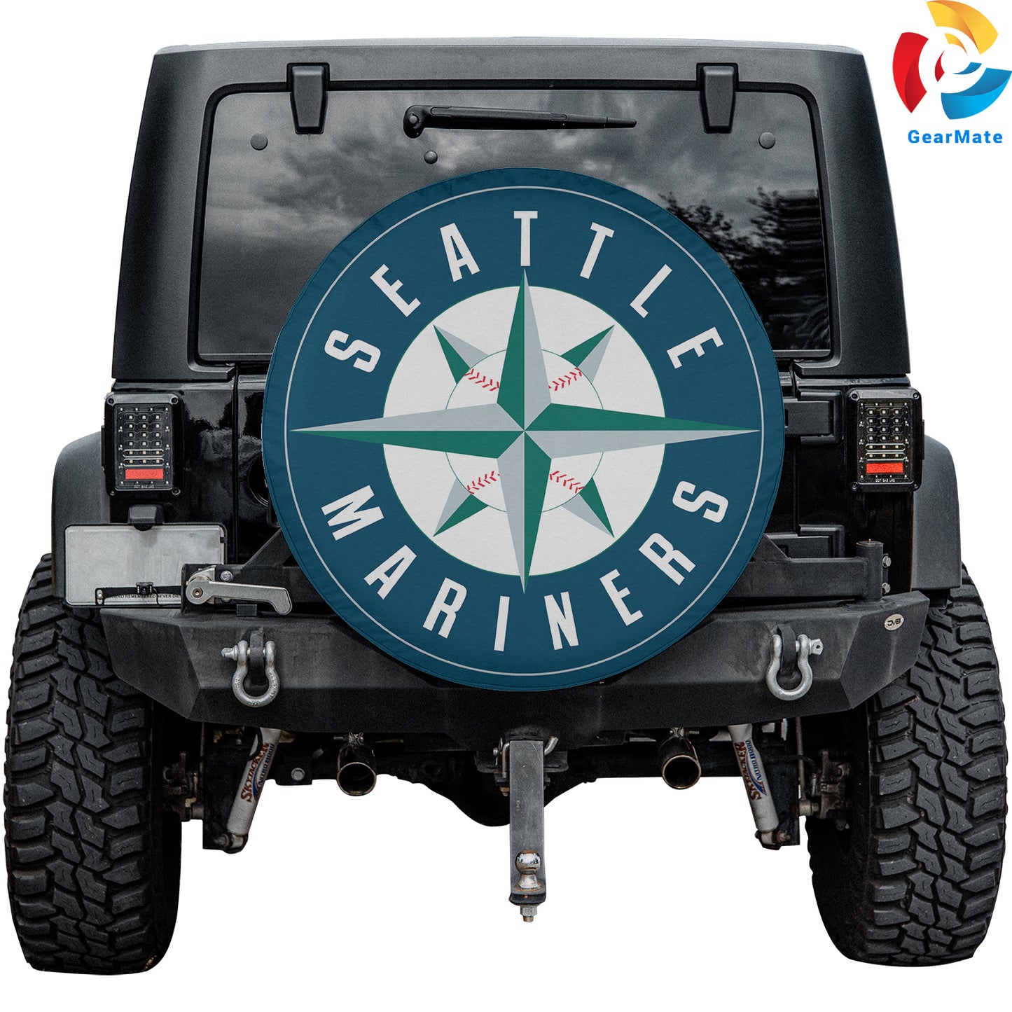 Seattle Mariners MLB Spare Tire Cover – Premium Waterproof UV-Resistant Protector