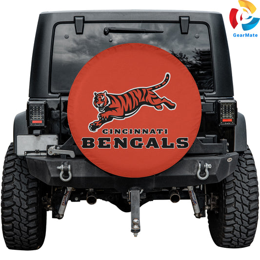 Cincinnati Bengals Nation Spare Tire Cover – Premium Waterproof UV-Resistant Protector