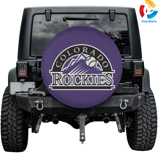 Colorado Rockies Spare Tire Cover – Premium Waterproof UV-Resistant Protector