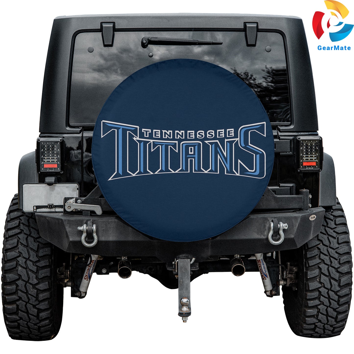 Tennessee Titans NFL Gear Spare Tire Cover – Premium Waterproof UV-Resistant Protector