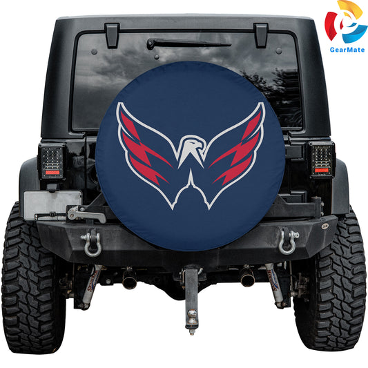 Washington Capitals Hookey Season Spare Tire Cover – Premium Waterproof UV-Resistant Protector