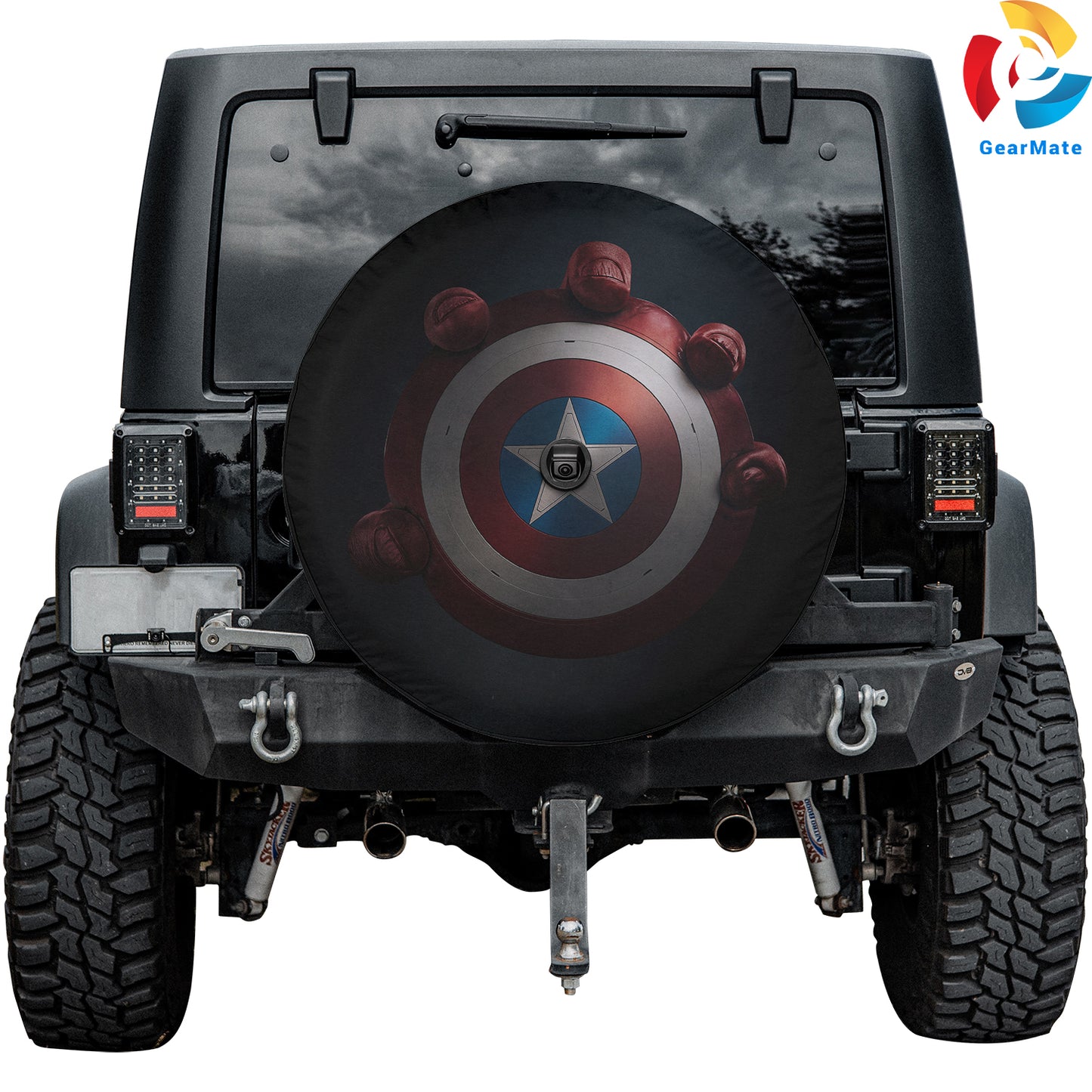 Brave New World Spare Tire Cover – Premium Waterproof UV Resistant Protector