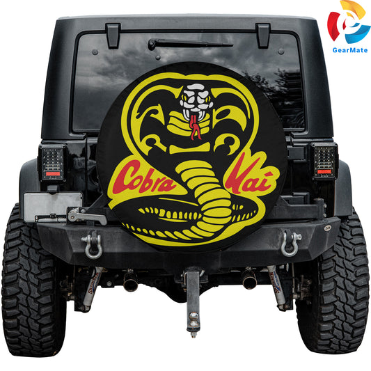 Cobra Kai Spare Tire Cover – Premium Waterproof UV Resistant Protector