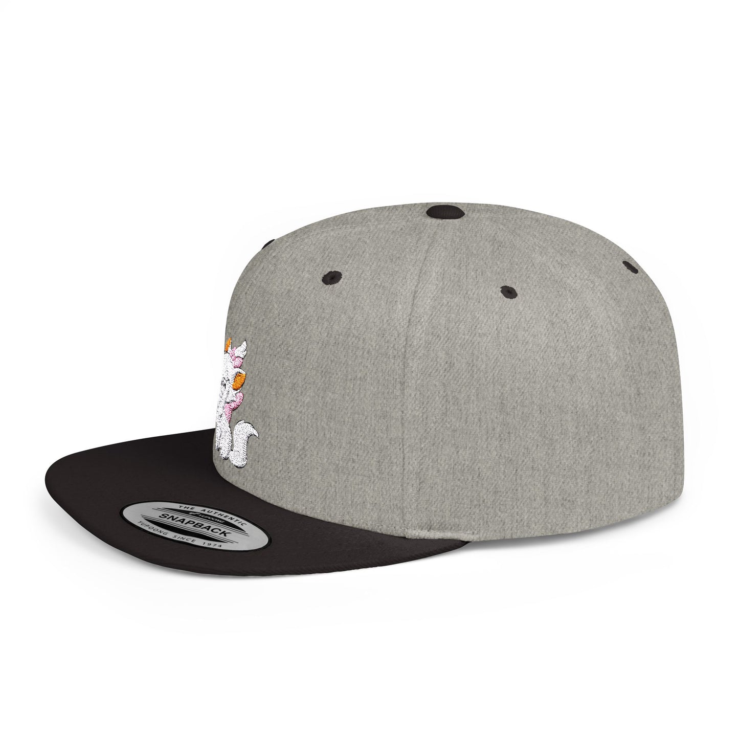 Marie The Cat Flat Bill Snapback – Lightweight, Custom Fit, Premium Quality