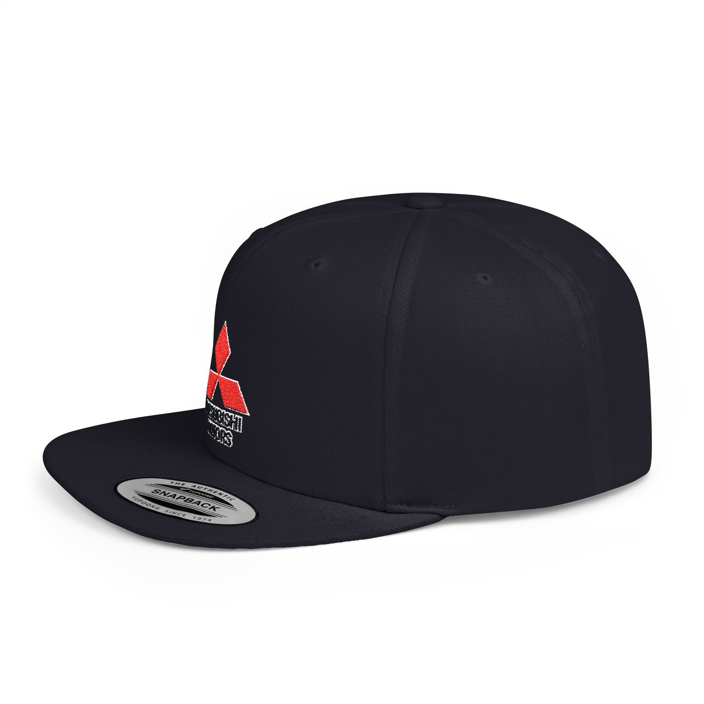 Mitsubishi Motors Flat Bill Snapback – Lightweight, Custom Fit, Premium Quality