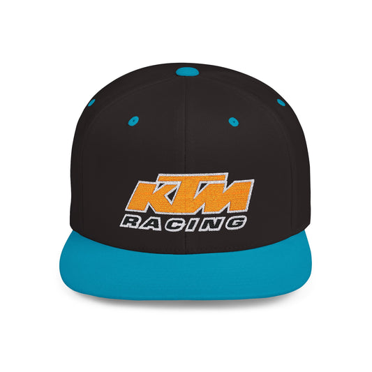 KTM Flat Bill Snapback – Lightweight, Custom Fit, Premium Quality