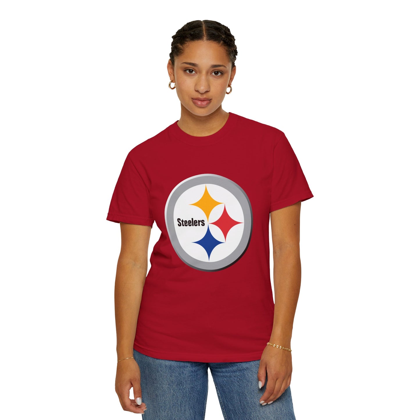 Pittsburgh Steelers Gear Garment-Dyed T-Shirt – Premium Cotton Tee for Customization