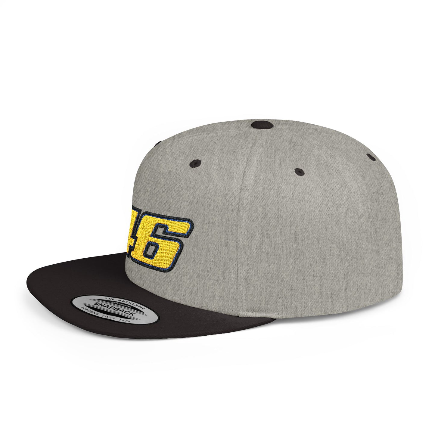 46 Rossi Flat Bill Snapback – Lightweight, Custom Fit, Premium Quality