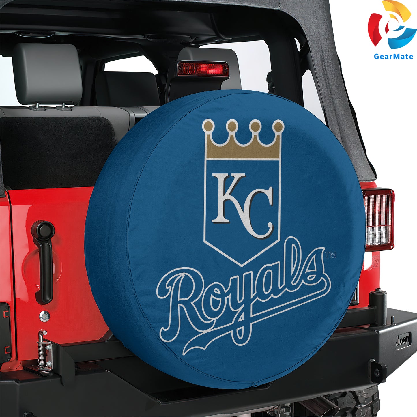 Kansas City Royals MLB Baseball Spare Tire Cover – Premium Waterproof UV-Resistant Protector