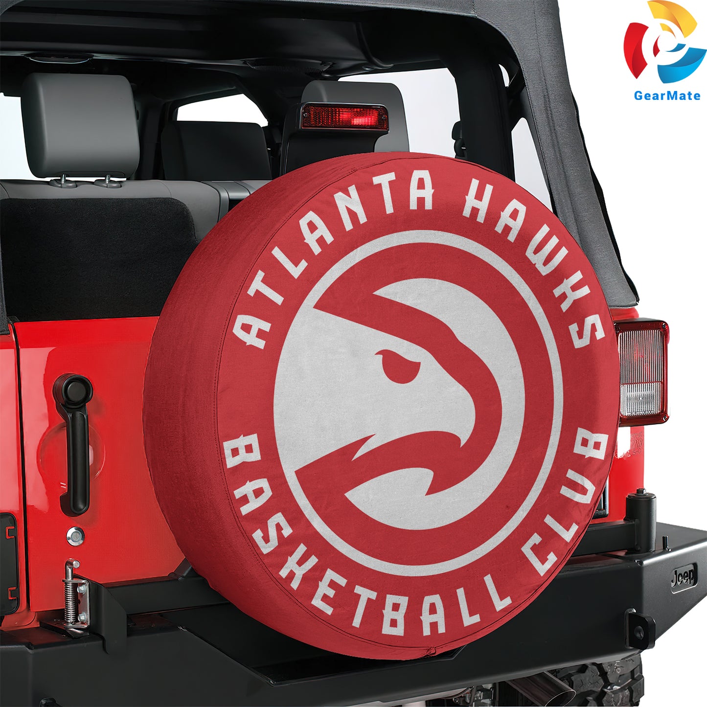 Atlanta Hawks NBA Fan Spare Tire Cover – Premium Waterproof UV-Resistant Protector