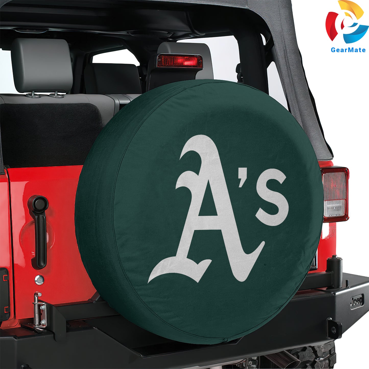 Oakland Athletics MLB Season Spare Tire Cover – Premium Waterproof UV-Resistant Protector