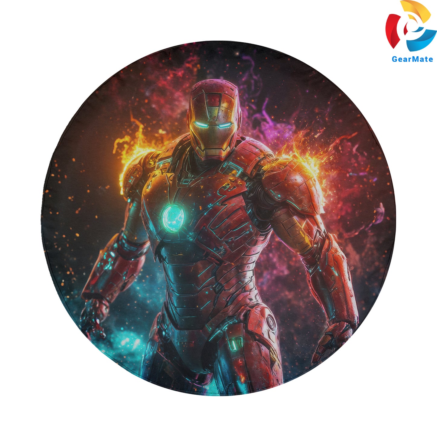 Iron Man Spare Tire Cover – Premium Waterproof UV Resistant Protector
